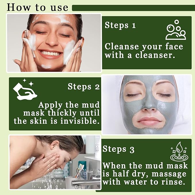 24PCS Hydrating Facial Clay Mask Set, Moisturizing Deep Cleansing Mud Mask Skin Care Set, Travel Size Long Lasting Oil Control Face Clay Mask Skincare Set