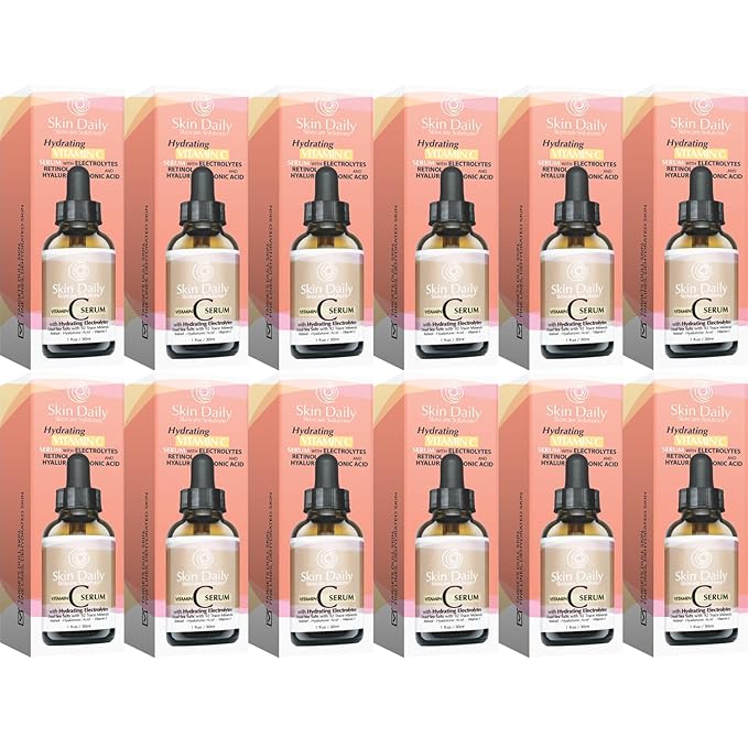 Wholesale Skin Daily Vitamin C Serum for Face - 1oz - Bulk - Gifts - B2B - Spa - Salon - Skincare - 12pack