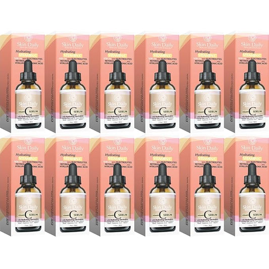 Wholesale Skin Daily Vitamin C Serum for Face - 1oz - Bulk - Gifts - B2B - Spa - Salon - Skincare - 12pack