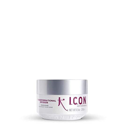 I.C.O.N. Transformational Infusion Hydrating Treatment Mask, Adds Strength & Flexibility, Vegan & Cruelty Free, 8.5 oz