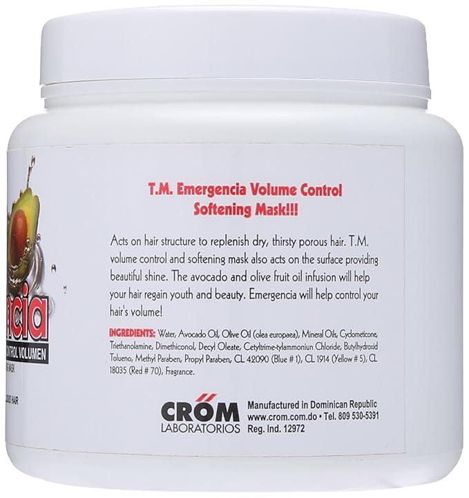 TOQUE MAGICO Emergencia Volume Control and Softening Deep Acting Mask, 32 Ounce