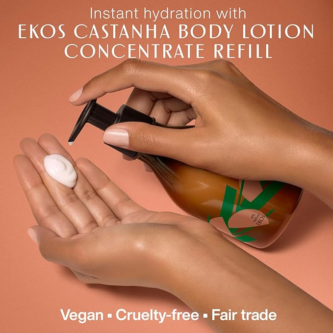 natura Ekos Castanha Body Lotion Concentrate Kit - Anti-Dryness - Deep Skin Hydration Moisturizer - Vegan Skin Care - Self Care & Body Care