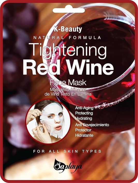 Face Masks 6 Pack Scented Facemask Sheets Skin Care Mask Single Scent K-Beauty Natural Formula