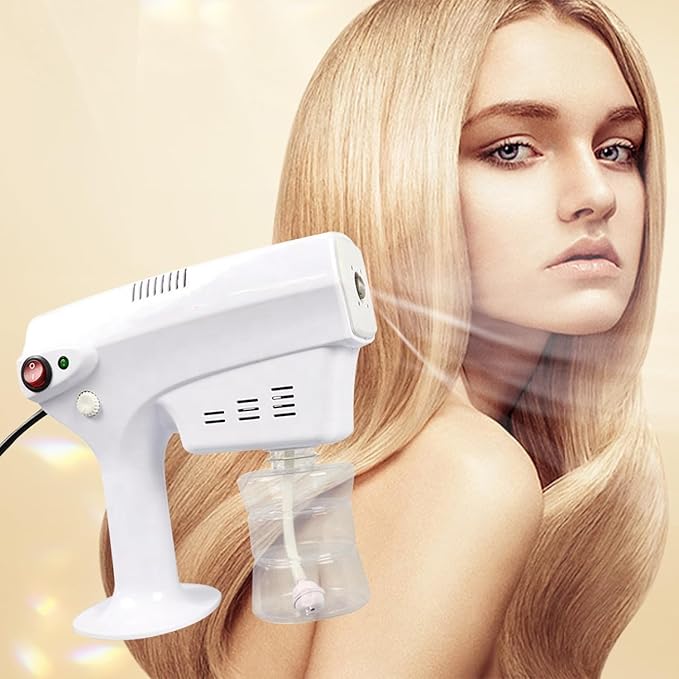 Portable Nano Steam Gun Hair Care Sprayer Micro Mist Machine Spray Gun Facial Steamer