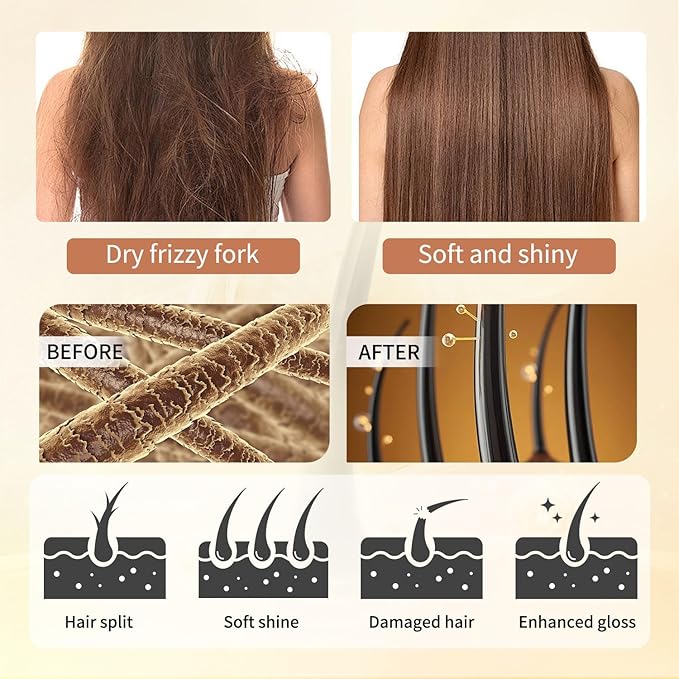 Hair Mask 8.45 Fl Oz Deep Conditioning Hair Mask for Damaged Hair, Hair Care Conditioner for Women, Infused with Essential Oils, Biotin, Intensive Repair for Dry, Frizzy Hair