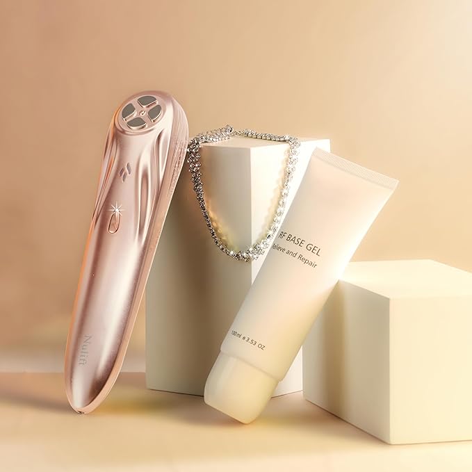 Radio Frequency Face Device | RF Professional 10 Watts | Electric | Firm Skin | Increase Collagen | Wrinkle Reducing | Anti Aging - Portable at Home Skin Care Face Beauty Device