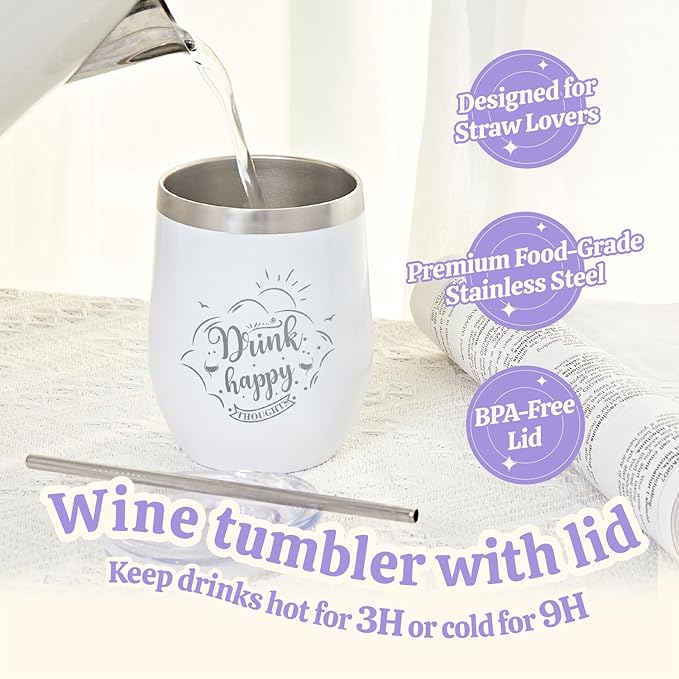 Gifts for Women, Bath and Body Gift Set for Women, Sister & Best Friends, Birthday Gifts for Women, 8 PCS Lavender Spa Gifts for Women, Christmas Gifts for Women