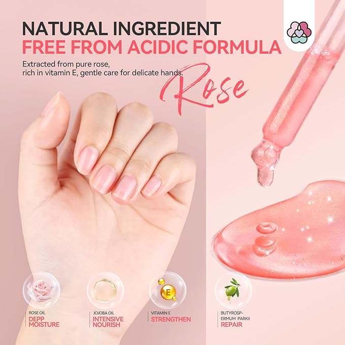SAVILAND Cuticle Oil Vitamin E: 40ml Rosehip Nail Growth Oil Jojoba Mineral Nail Oil Plant-based Cuticle Oil For Nail Ultra Nourishing Repair Nail Strengthener For Thin Weak Damaged Nails