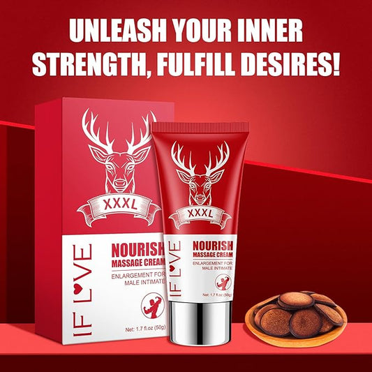IF L VE-Revitalising Cream for Men's Intimate Areas, enlarging Massage Oil, Men's Health 50g