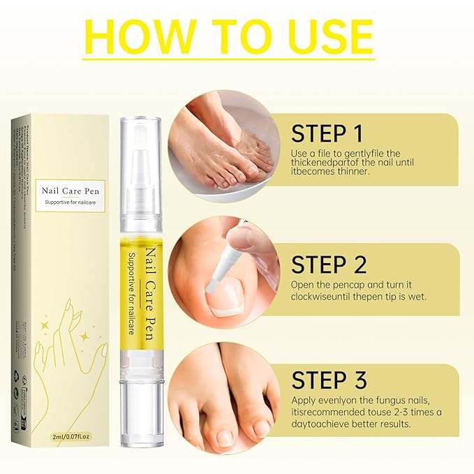 Rejuvenation Nail Growth Oil with Nail File ，Instant Nail Strength & Repair ，Nail Growth Oil Rejuvenation for Brittle, Peeling, Breaking, Thin Nails(3PCS Single)