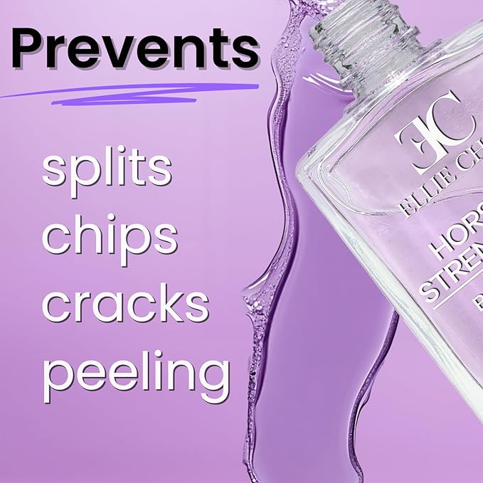 Horsetail Nail Strengthener, Growth, Hardener, Repair Treatment Polish 0.5 OZ/Help Splits, Breaks, Thin, Weak, Chipped, Damaged, Cracked, Peeling Nails/Grow Strong Hard Thicker Nails