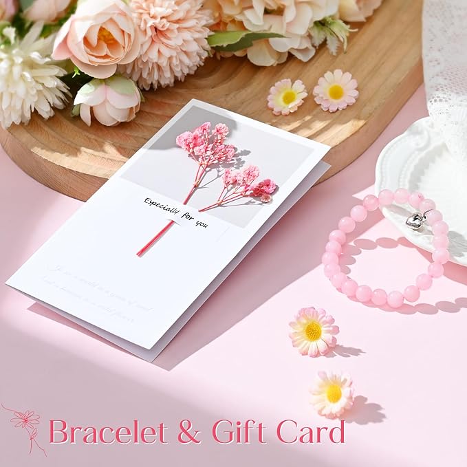 FRAMICS Spa Gifts for Women, Relaxing Spa Gift Baskets for Women, Bath Sets for Women Gift, Relaxing Gifts for Mom, Wife, Sister, Friends, Teacher, Nurse, Valentine's Day, Mother's Day, 8-Piece, Pink