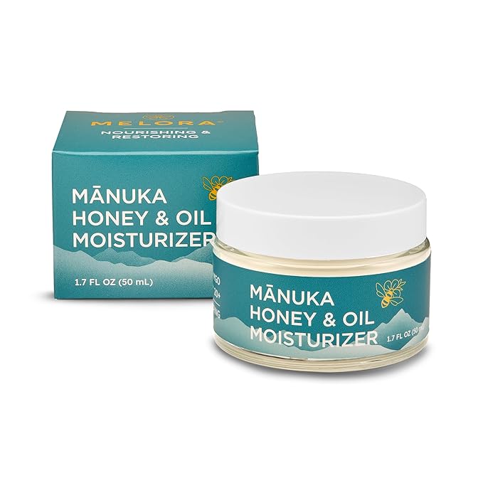 Manuka Honey Moisturizing Face Cream (1.7 Oz) - Face Moisturizer with Manuka Honey & Oil for Dry or Sensitive Skin - Anti-Aging Manuka Honey Cream Facial Moisturizer for Women & Men