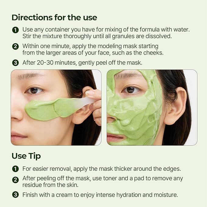 Torriden BALANCEFUL Modeling Mask (pack of 5) | Effective Cooling and Soothing Care | 5D Different Cica Complex, Glucose & Algin, Chlorella