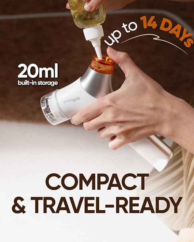 KINGDO 7-Colors LED Face Mask with Automatic Foaming Face Scrubber