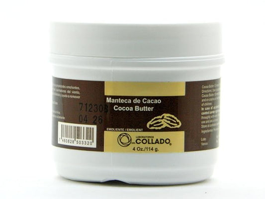 Cocoa Butter/Manteca de Cacao Dr.Collado - (2pk x 1oz) Restores Natural skin color and tone and for Cracking Hands and Feet
