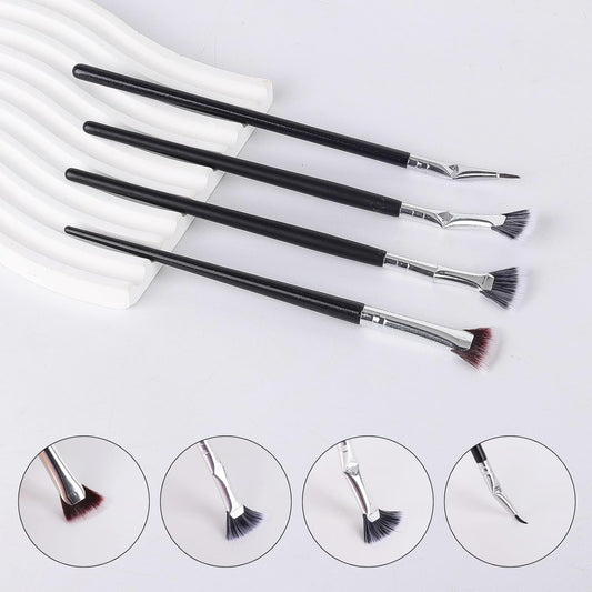 6 Pack Eyelash & Eyebrow Combs, Dual-ended Spoolie Mascara Brush and Lash Separator Tool for Eyelash Extensions