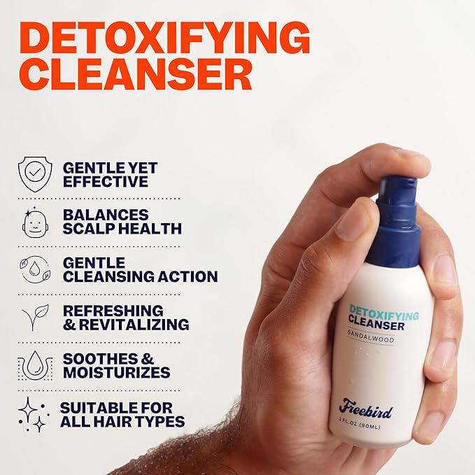 Scalp Care Kit - 3-in-1 Premium Bald Head Care, Soothe Shaving, Nourishing Detox Cleanser, Purifying Exfoliator, Refreshing Moisturizer, Enhanced Hydration, Ideal for Daily Scalp Maintenance