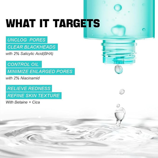 ZealSea Salicylic Acid Toner and Hyaluronic Acid Serum Bundle