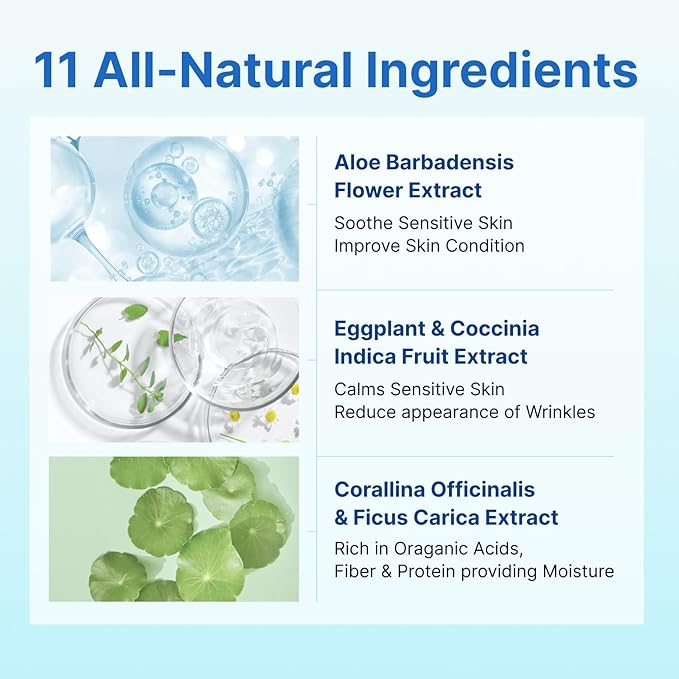 Calming Recovery Ampoule, 72 Hour Moisture Barrier, 7 Protein Peptides, Over 20% Liposome, Soothing & Hydrating Effect for Dry/Sensitive Skin, No Oil, Korean Skincare, 1.69 fl.oz/50ml