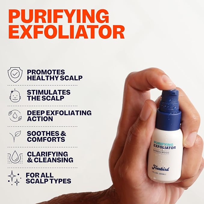 Scalp Care Kit - 3-in-1 Premium Bald Head Care, Soothe Shaving, Nourishing Detox Cleanser, Purifying Exfoliator, Refreshing Moisturizer, Enhanced Hydration, Ideal for Daily Scalp Maintenance