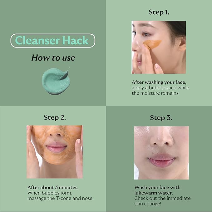 SUNDUK Jeju Carrabiome X Pore Tightening ReBalance Bubble Pack Remove Black Heads Pore Deep Cleaning (4G*12EA) (CiCa)