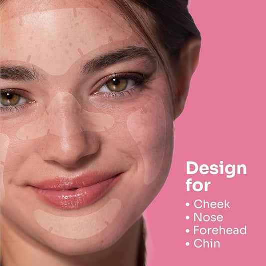 Conkote Acne Patches for Face, Large Pimple Patches to Absorb Acne Gunk from T-Zone, Cheeks, and Chin, Invisible Spot Treatment for Breakouts and Blemishese, 5 Count