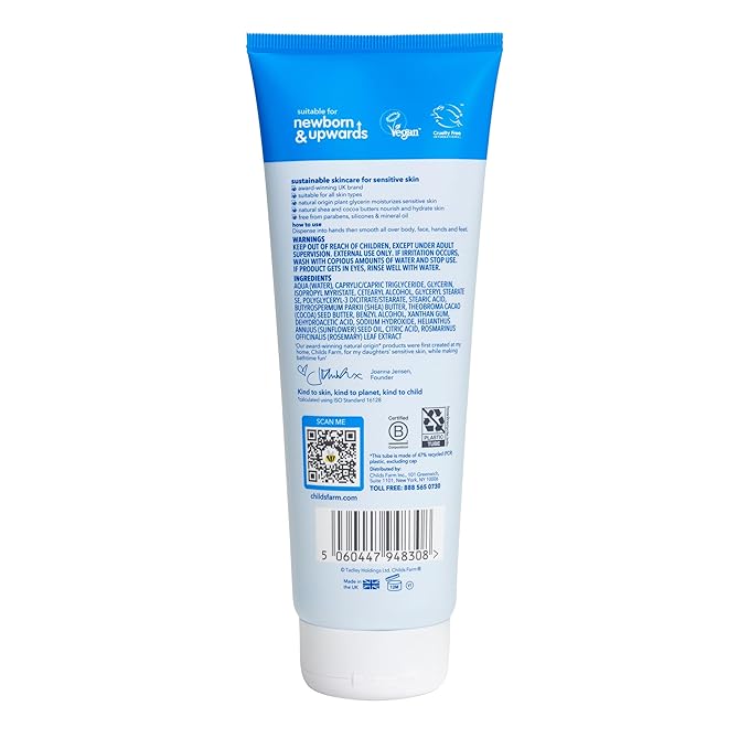 Childs Farm Moisturizer, Fragrance-Free 250ml 8.4 Fl Oz