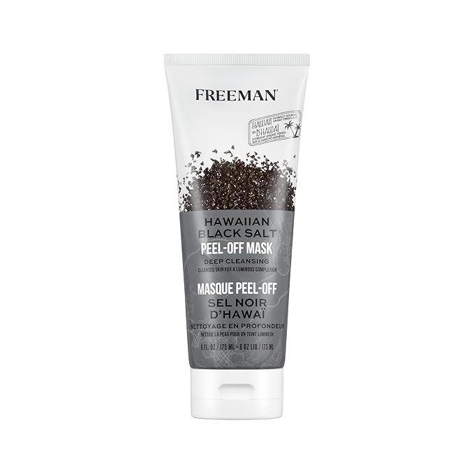 Freeman Exotic Blends Hawaiian Black Salt Peel Off Facial Mask, 6 fl.oz./175 mL Tube