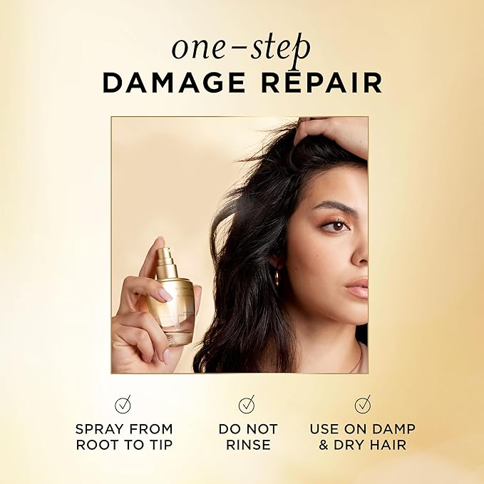 Pantene Pro-V Daily Repair Mist, Weightless Leave-On Treatment Strengthens & Rebuilds Damaged Hair, Reduces Breakage with Pro-Vitamin B5, 2.5 Fl Oz