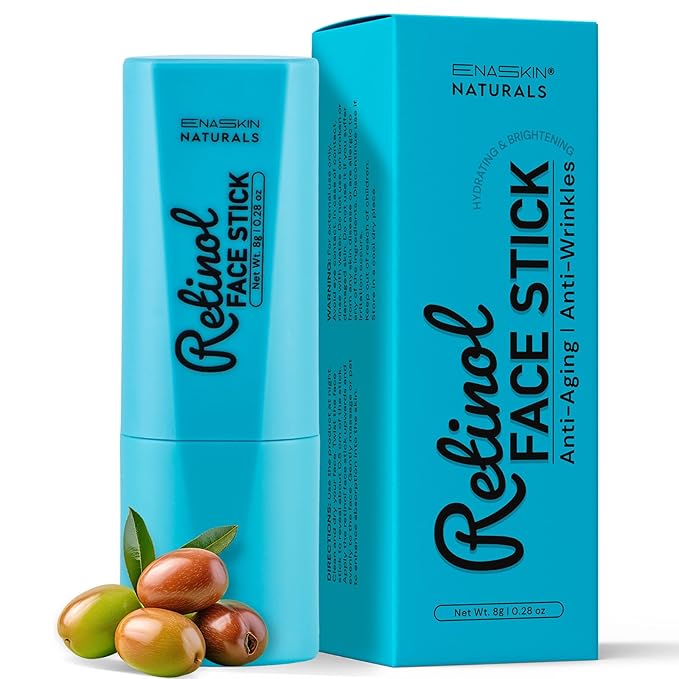 Retinol Stick for Face and Eye Anti-Wrinkle: Hydrating Cream for Face, Multi-Balm for Fine Lines - Anti-Aging Daily Moisturizer Stick