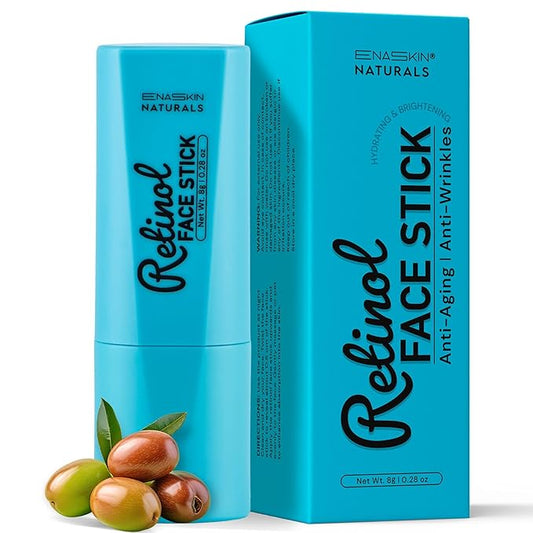 Retinol Stick for Face and Eye Anti-Wrinkle: Hydrating Cream for Face, Multi-Balm for Fine Lines - Anti-Aging Daily Moisturizer Stick