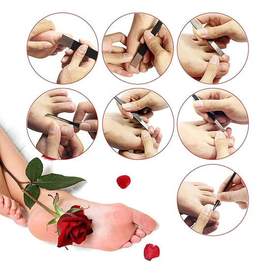 Pedicure Knife Set for Feet, Segbeauty 7pcs Ingrown Toenail Blade Tool with Storage Bag, High Manganese Steel Nail Knives Cuticle Remover, Professional Foot Repair Sharp Blade Kit for Nail Corn Callus