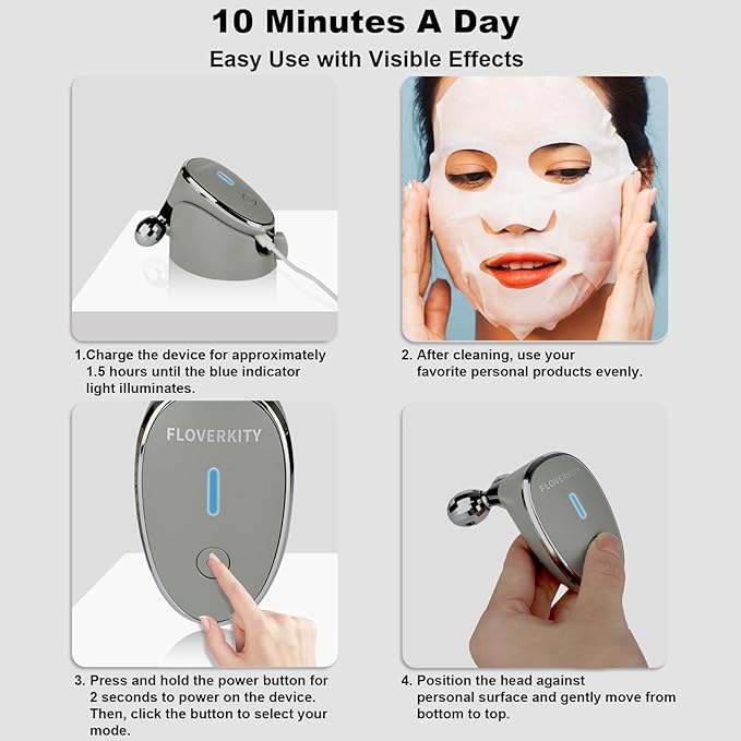 5 Modes Facial-Roller, Facial-Massager, Good for Friend & Lovers, Home Use Device