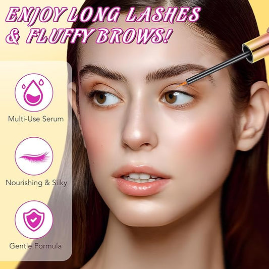 Eyelash Growth Serum - Eyelash Serum to Grow Lashes, Lash Serum for Eyelash Growth to Boost Thicker, Fuller, and Longer Lashes, Eye Lash Serum Growth for Women