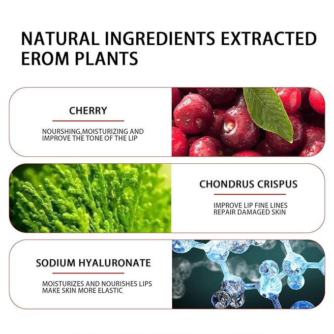 Charm Kiss 20Pcs Moisturizing Lip Mask, Lip Sleep Mask Reduces Lip Lines and Restores Moisture, Lip Mask Effectively Nourishes the Lip Skin, Gel Treatment Lip Masks Plumping Lips Mask Lip Care Products (Red)