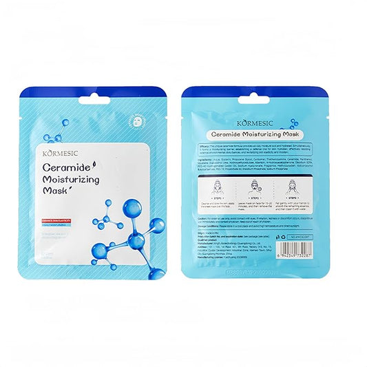 Facial mask Moisturizing face Mask - 10 Sheets, Deep Hydration, Improves Dry Skin, Sheet Mask, skincare for All Skin Types