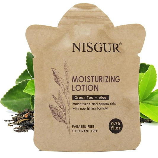 Travel Size Body Lotion Bulk 0.75 oz 100 Pack No Plastic Hotel Size Lotion Kraft Paper Pouch Travel Lotion Bulk Aloe and Green Tea Extract Infused Hotel Supplies and Toiletries for Guest