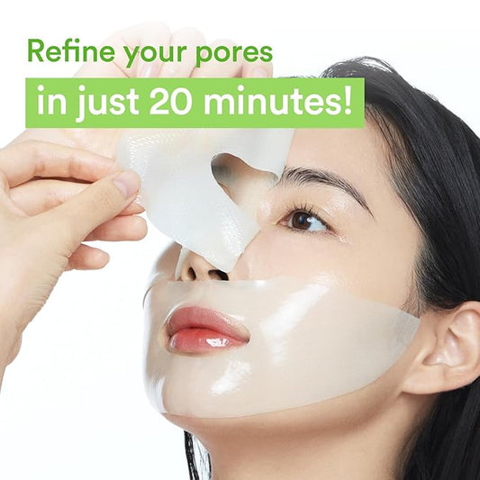 Abib Collagen Gel Mask Heartleaf Jelly 10 Sheets (Soothing) I Korean Vegan Collagen, Cooling Calming Hyaluronic Acid Hydrogel Face Mask Skin Care