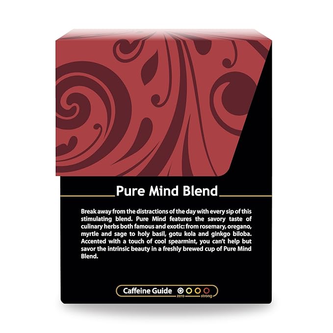 Buddha Teas - Organic Pure Mind Blend - Herbal Tea - For Health & Well ...