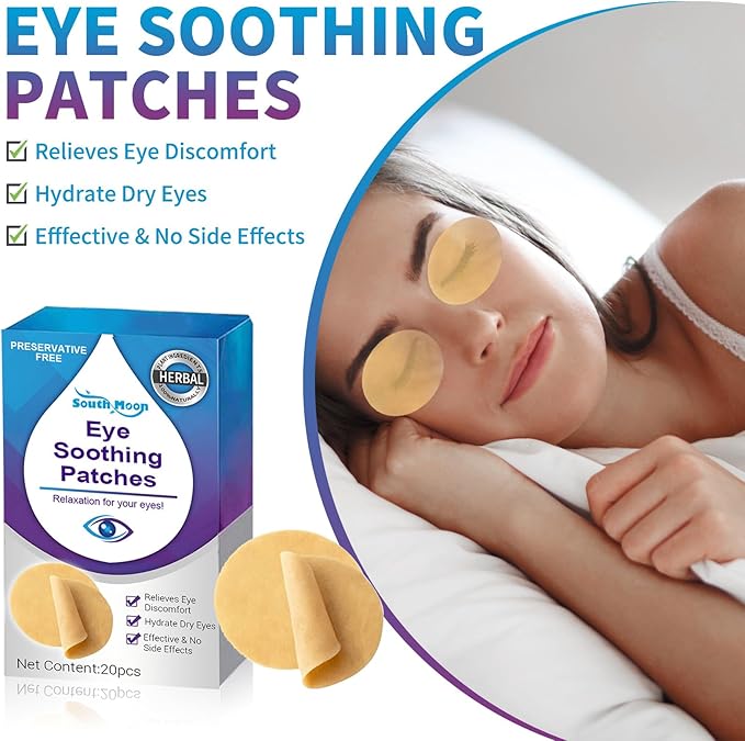 Eye Care Patch 20PCS Eye Pads for Tired Eyes & Dry Eyes Eye Cooling Pads for Puffy Eyes, Office Eye Relief & Refresh Refresh and Revitalize Tired Eyes