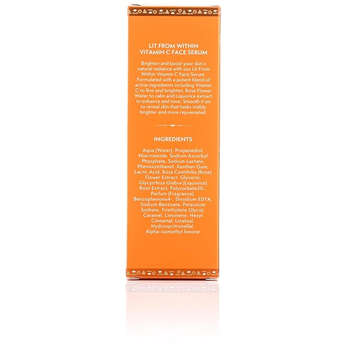Nature Spell Pure Vitamin C Face Serum 1 Fl Oz - Brightens Skin - Minimise Enlarged Pores – Dark Spot Corrector – Anti Aging Serum for Face - Suitable for All Skin Types - 100% Vegan - Made In The UK