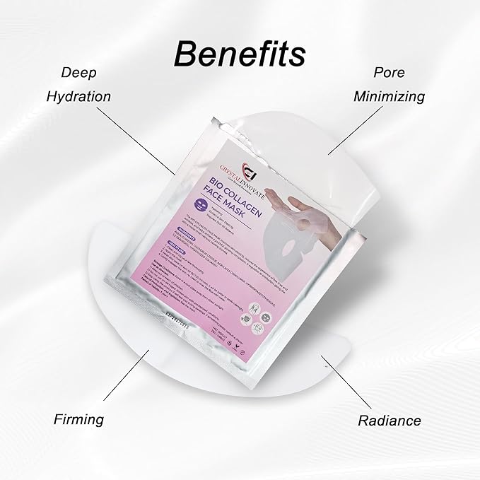 Deep Bio-Collagen Face Mask: Luxurious Treatment That Rejuvenates And Hydrates Your Skin. Enriched With Collagen, Boosts Elasticity, And Reduces Fine Lines, Radiant, Youthful Glow