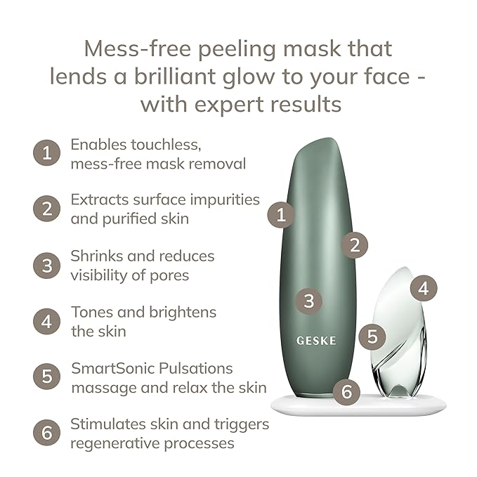 SmartAppGuided™ Touchless Magnetic Peeling Mask 5 in 1 | Magnetic Face Mask | Removes Impurities | Facemask | Pore Cleansing | Skincare for All Genders | Best of Face Masks | Clean Skin Glow