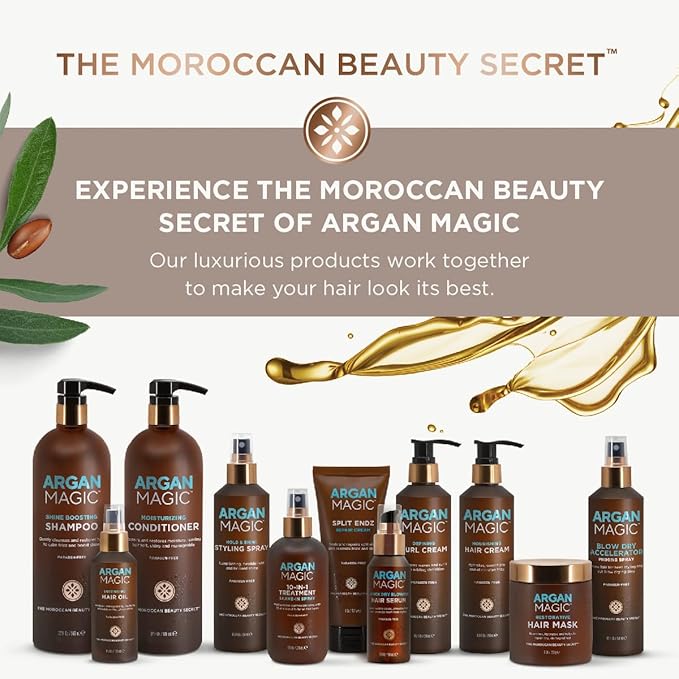 Argan Magic Ultra-Hydrating Coconut & Vanilla Body Lotion with Hyaluronic Acid for Dry Skin - Nourishes Skin, Restores Moisture, Smooths & Softens | Non-Greasy Formula | Paraben Free (32 oz)