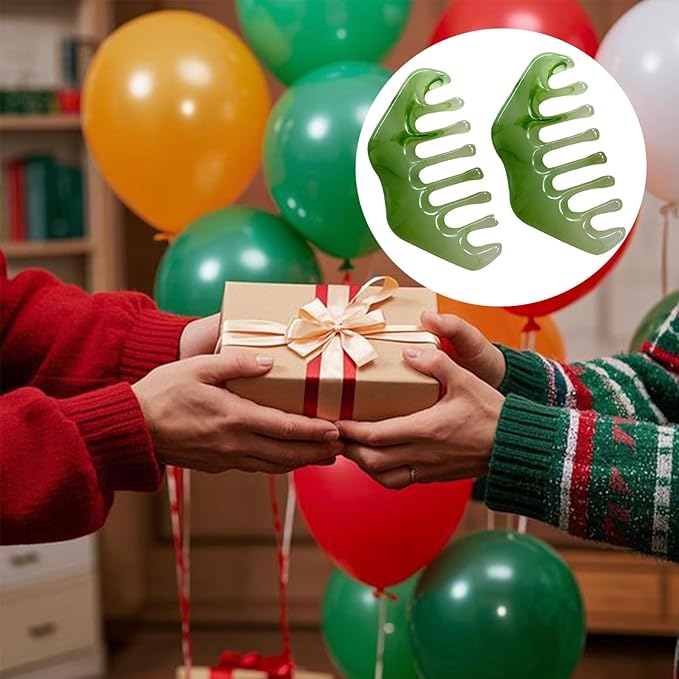 2 Pcs Jade Gua Sha Handheld Massage Comb - Heeta Hair Scalp Massager, Scalp Comb & Head Scratcher - Scalp Massage Tool for Head Caring, Relaxation, Physical Therapy, Acupoint Treatment