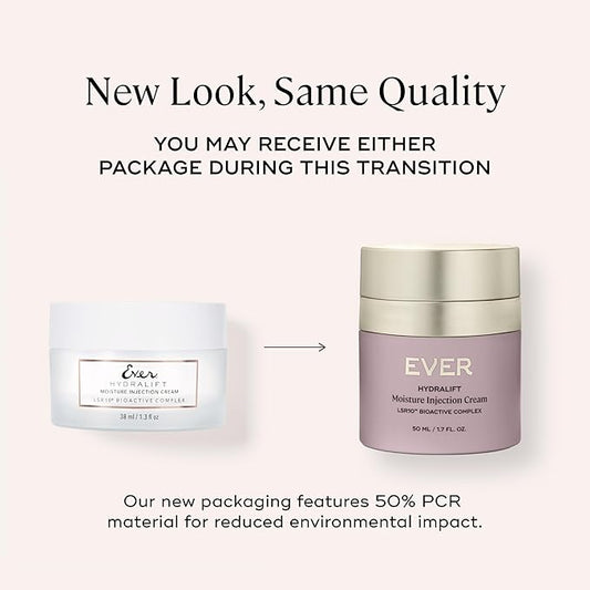 EVER Hydralift Rich Moisturizer (Normal Skin) - Increases skin's ability to retain moisture by 70% - Clinically proven to reduce the top 10 signs of aging - Made in the USA - 1.7oz/50ml