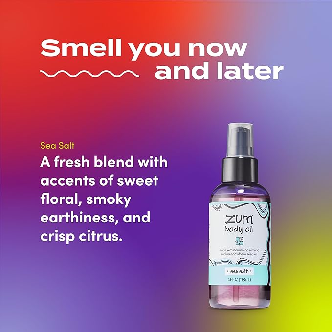 Indigo Wild Zum Massage and Body Oil - Sea Salt - 4 fl oz