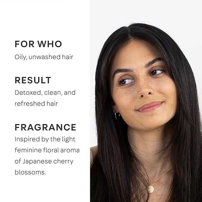 NATURELAB. TOKYO Perfect Clean Scalp Scrub LIMITED EDITION Sakura Scent:2-in-1 Hair Treatment to Clarify and Remove Product Buildup for Immense Shine I Cherry Blossom Scent | 8.1 OZ