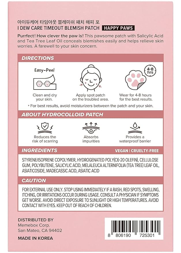 I DEW CARE Facial Skin Care Set - Glow Up Bubble & Timeout Blemish Patch & Headband | Face Sheet Mask, Cute Pimple Patches, Clear and Soothe Irritation, Blemish Treatment, Mother's Day